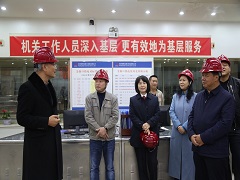 2018年12月霍市檢察院、法院到集團參觀