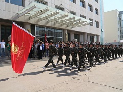 源源國際酒店開展軍訓活動
